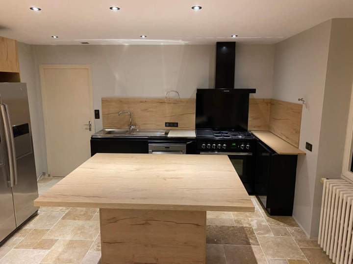 Cuisine sur mesure en bois Moulins