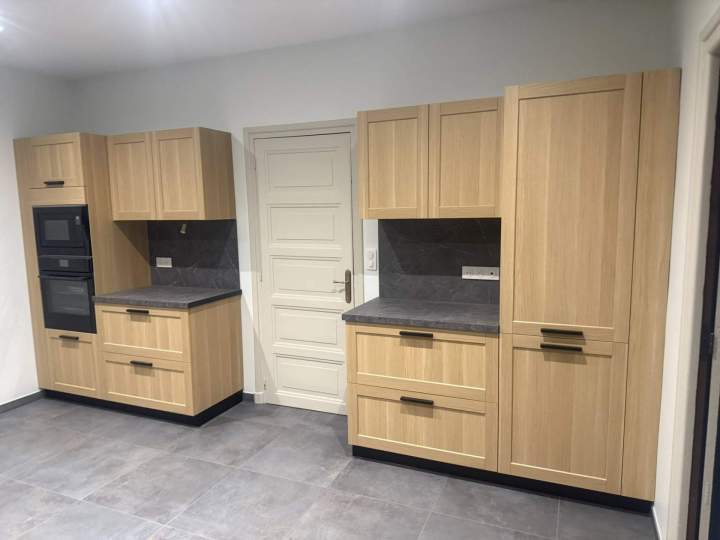 Cuisine sur mesure en bois Moulins