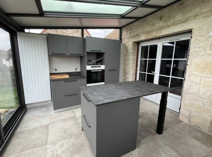 Cuisine sur mesure en bois Moulins